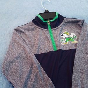 NOTRE DAME Fightin' Irish Quarter Zip Jacket